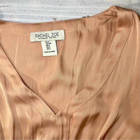 Rachel Zoe Long sleeve V-neck top - Picture 3 of 6